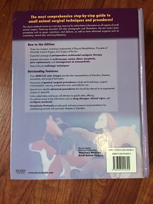 Small Animal Surgery Fossum 3rd Edition | eBay
