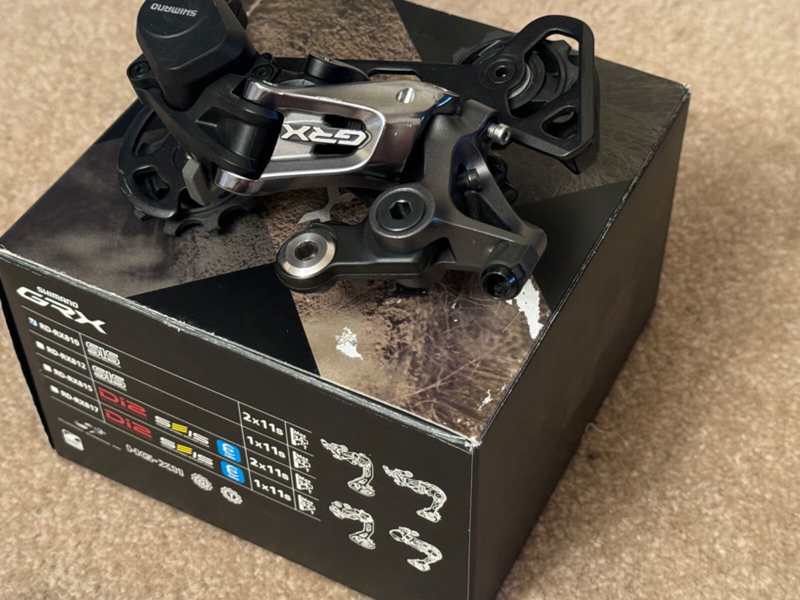 Shimano Grx Shimano RR MECH RX812 GRX 11sp Shad Sin 42T – Planet X