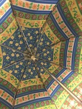 Vintage Girls Childs Umbrella flower design multi colors
