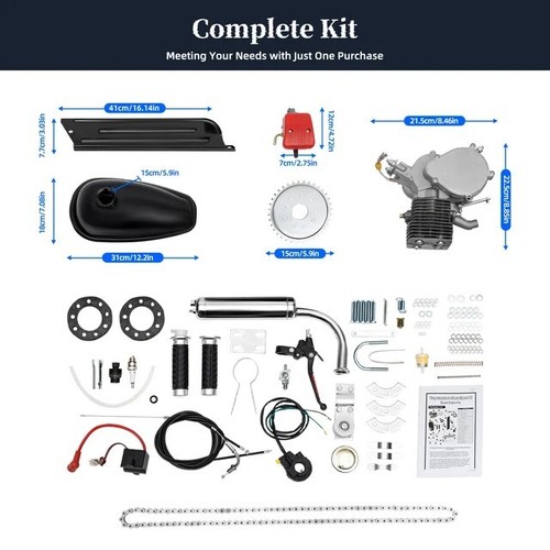 100cc 2-Stroke Petrol Gas Bicycle Engine Kit – UK Compatible, Easy Installation - Picture 2 of 6