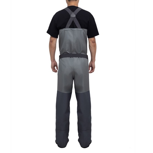 5-Layer Zippered Chest Waders Fly Fishing Stockingfoot Waders for Men Breathable - Picture 3 of 10