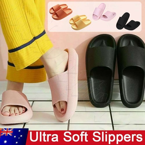 PILLOW SLIDES Sandals Ultra-Soft Slippers Extra Soft Cloud Shoes Anti-Slip AU - Picture 2 of 18