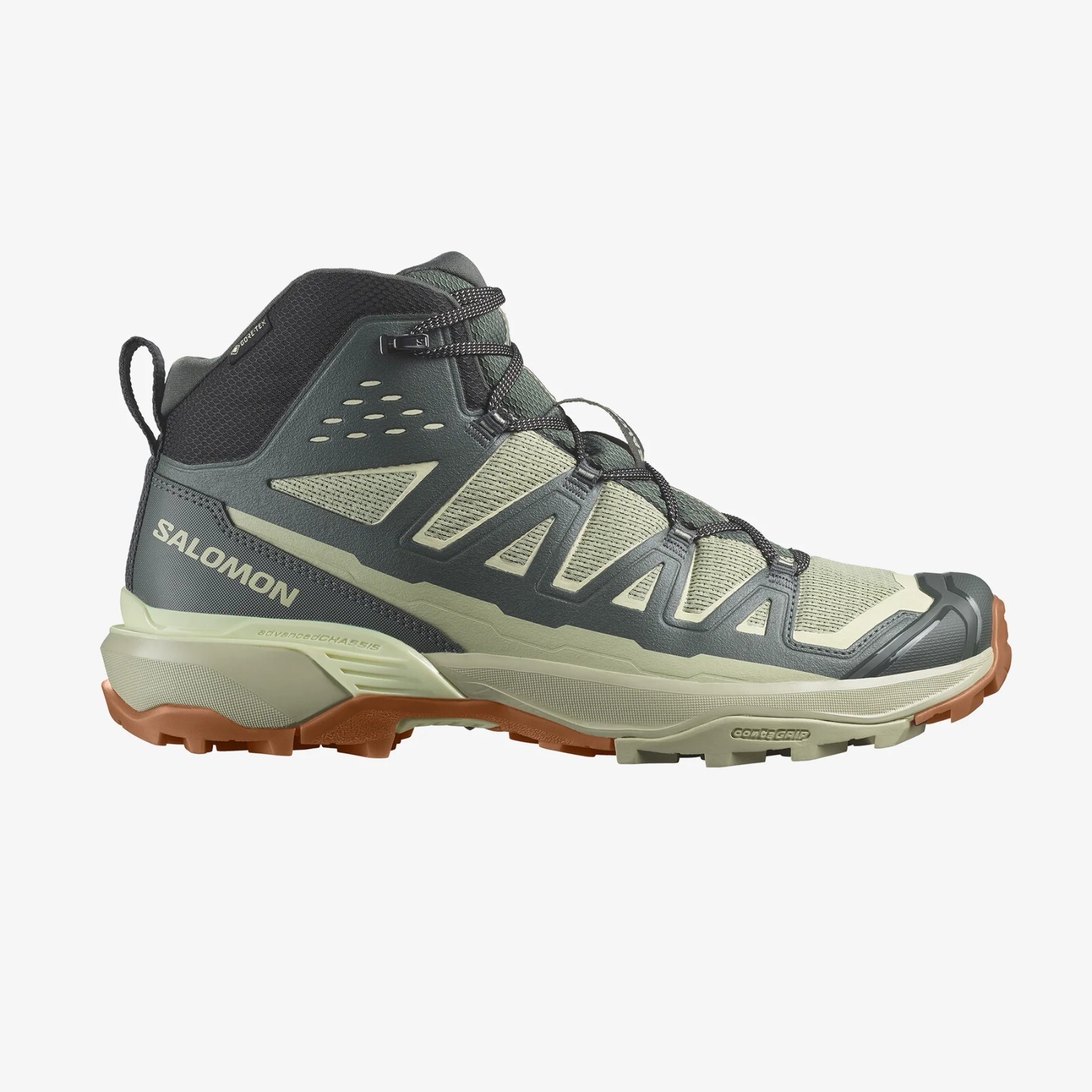 Stivali da trekking Salomon X Ultra 360 Edge Gore Tex da uomo verde Gortex taglia 11 5