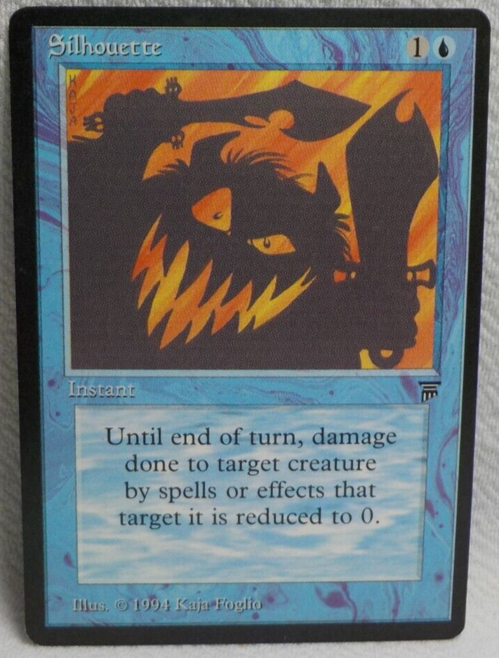 SILHOUETTE MAGIC THE GATHERING LEGENDS MTG 1994 Trading Card  #172