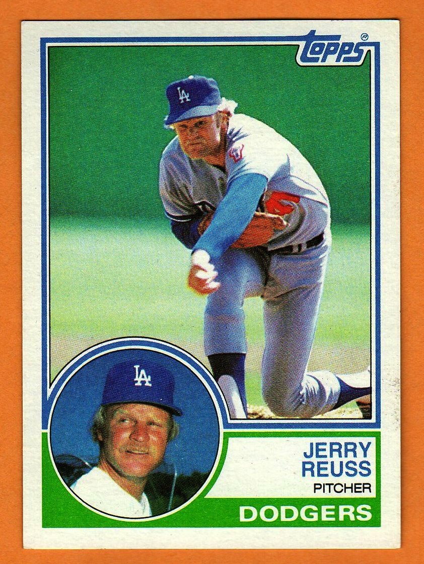 JERRY REUSS(LOS ANGELES DODGERS)1983 TOPPS BASEBALL CARD | eBay