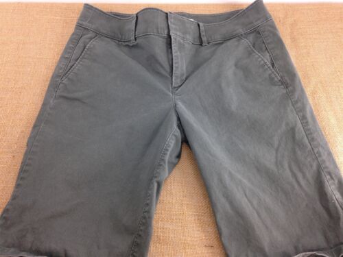 WOMENS ANN TAYLOR LOFT Army GREEN SHORTS SIZE 10 INSEAM 12" Flat Front 36" Waist