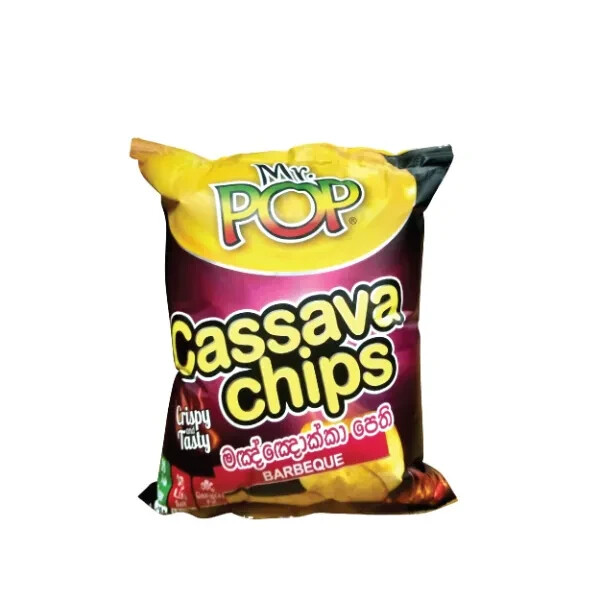MR. POP PREMIUM Chips de Yuca Barbacoa 100G SALADO BOCADILLO de CEILÁN