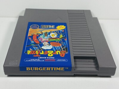 BurgerTime -- NES Nintendo Original 5 Screw Game Arcade Classic