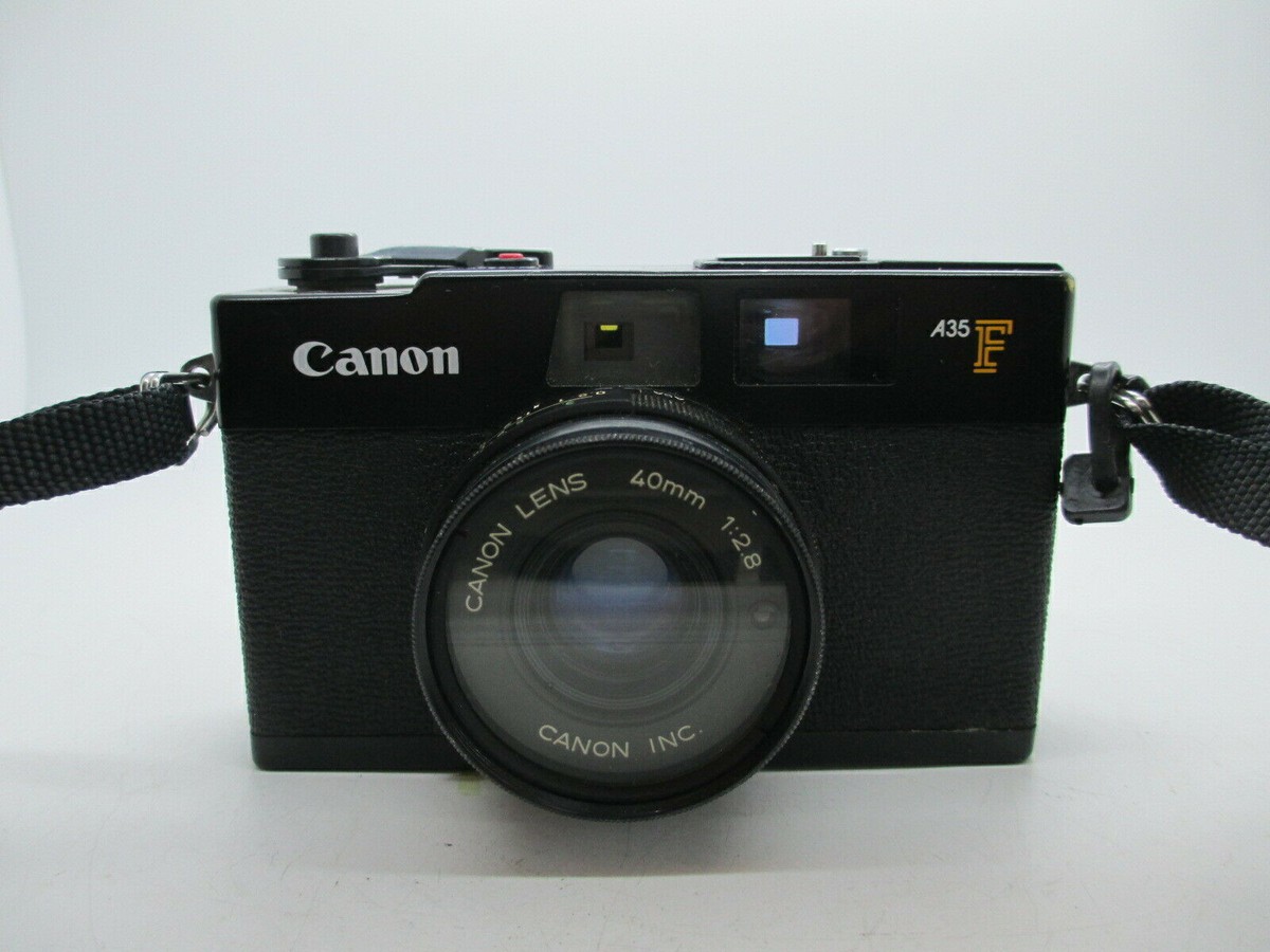 Canon A35 F 35mm Rangefinder Film Camera 40mm f2.8 BAD FLASH
