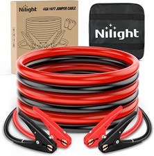 Nilight Jumper Cables For Car Battery 4 Gauge 16ft Booster Cable Heavy Duty 600a Nilight Jumper Cables For Car Battery 4 Gauge 16ft Booster Cable Heavy Duty 600a