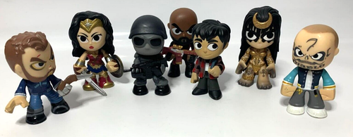 Lot of 7 Funko Mystery Mini DC Comics Suicide Squad Vinyl Figures (D4)
