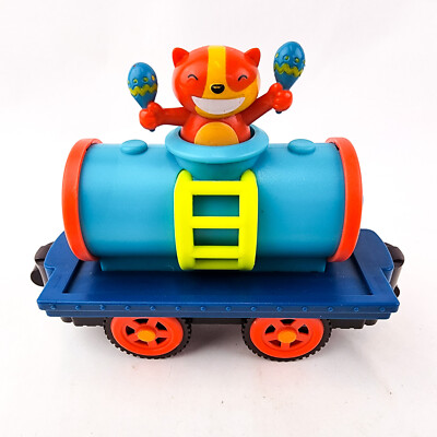 Battat B Toys Critter Express Musical Train Replacement Car Cat Animal Train Car