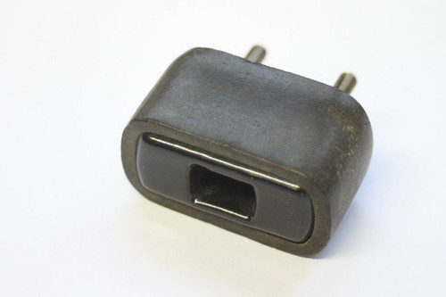 alter Stecker Porzellan Keramik Netzstecker alte Version 6A/250V schwarz DRP - Bild 10 von 12