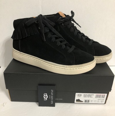 ugg leather high top sneakers