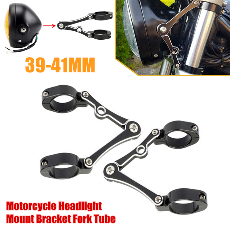 39mm41mm Motorcycle Headlight Fork Tube Bracket Holder Head Lamp Mount Clamp eBay