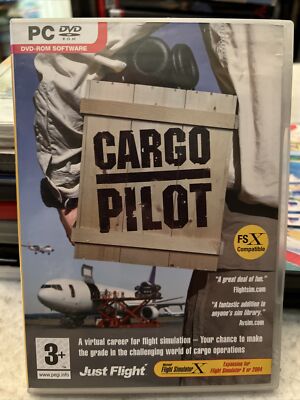 CARGO PILOT Pc DVD Rom Add-On Microsoft Flight Simulator Sim 2004 FS2004 game 