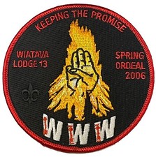 Order Of The Arrow OA Wiatava Lodge 13 Patch ...