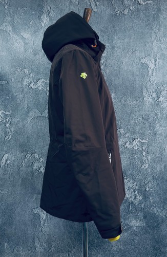 DESCENTE Women's SKI Brown Nylon Jacket Motion 3D O Heat Navi size XL - Picture 2 of 14
