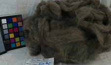 Romney wool roving natural dark gray spin weave felting fiber arts crochet knit