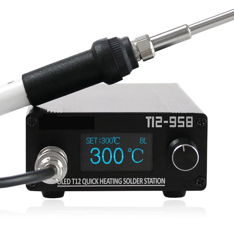 KSGER T12 STM32 Soldering Iron Station With OLED Display & Quick Heating - 240V