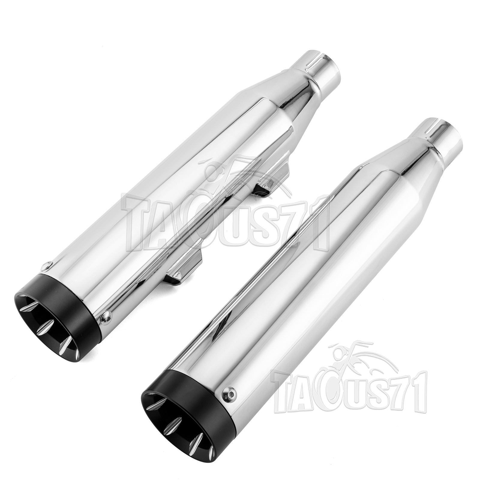 3" SlipOn Exhaust Muffler Pipes Fit For Harley Sportster 883 1200 XL