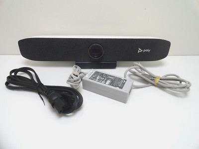 Poly Studio P15 Video Conferencing Bar w/ Adapter & USB-C Cable | Mic Not Tested