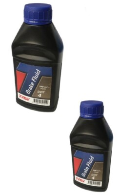 TRW Brake Fluid Dot 4 1 Liter for Jaguar E-Type XJ6 XJS XKE XJ12 XJ8