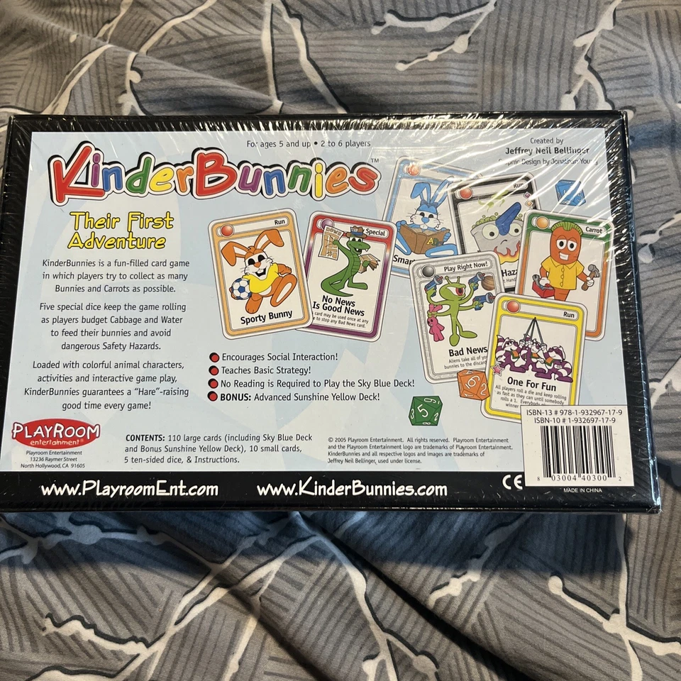 Kinder Bunnies Their First Adventure NEW & SEALED Rare Discontinued Item - Image 2 of 2