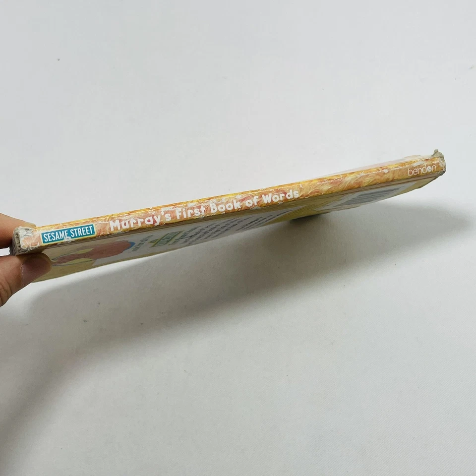 Sesame Street Murray First Book Words Board Kindergarten Picture Kid Children - Image 4 of 4