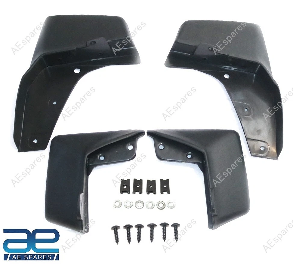 Mud Flap Set of 4 Black For Ford EcoSport Type 2 2018-2020 view 4