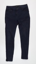 Marks and Spencer Damen Blau Baumwollmischung Skinny Jeans Gr&ouml;&szlig;e 10 L28 Normal Z