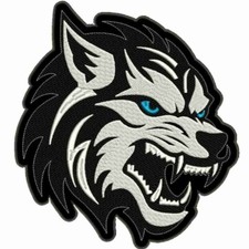 RÜCKENPATCH Odin Wolf Rücken Aufnäher Patch Biker Kutte Farben wählbar 27x24cm