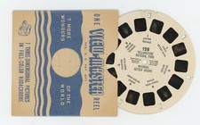 Yellowstone National Park Wyoming Geyser Basins 1940's View-Master Reel 128