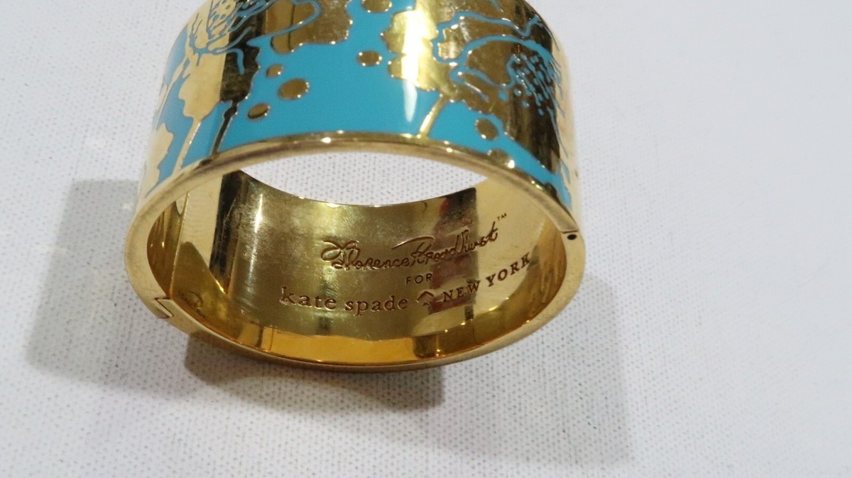 Florence Broadhurst Kate Spade Have a Field Day blue enamel 