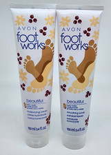 NEW Avon Foot Works Berry Vanilla Moisturizing Cream Smoothing Scrub Lot NOS