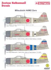 Techmod Decals 1/48 MITSUBISHI A6M2 ZERO Fighter Part 2