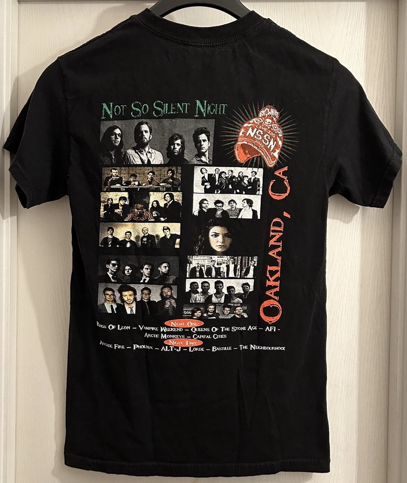 Camiseta Live 105 Not So Silent Night Bastille Arctic Monkey Lorde Talla Pequeña Foto 2 de 4