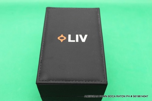 BOX FOR DARE TO LIV WATCH Liv GX1 Limited Edition Watch EMPTY BOX AND CLOTH
