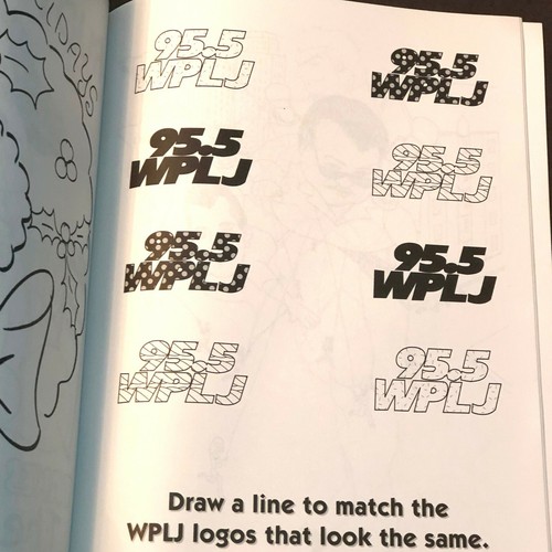 WPLJ Rocky Allen Showgram Radio Station Coloring and Activity Book 95.5 New York - Picture 7 of 10
