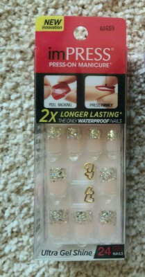 Press On Nails French ImPress Adhesive On Nail Holiday Chanukah Christmas New