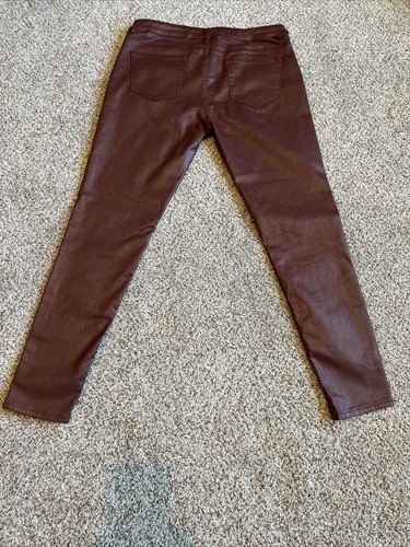 Vigoss The Jagger Skinny Burgandy/Wine Denim Cotton Blend Jeans 32x30 - Picture 14 of 16