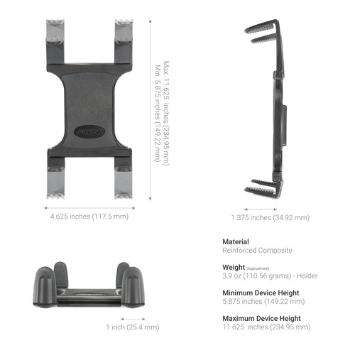 Drill-Base Tablet Mount Truck Heavy-Duty for Samsung Galaxy Apple iPad Air Pro - Picture 4 of 8
