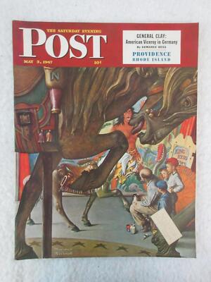 Vintage SATURDAY EVENING POST May 3, 1947 NORMAN ROCKWELL Cover