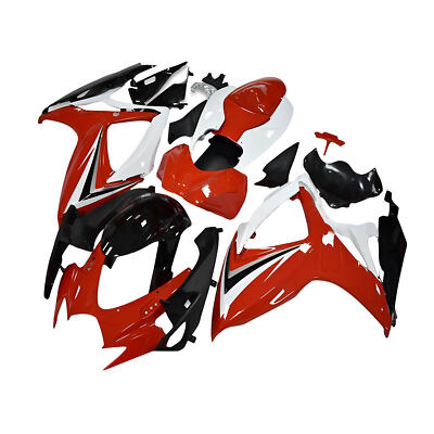 Red Bodywork for Suzuki GSXR600 GSXR750 2006 2007 K6 ABS Injection Fairing Kit