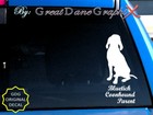 Bluetick Coonhound -Mom -Dad -Parent(s) Vinyl Decal Sticker -Color -High Quality