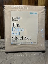 Croft & Barrow Twin the extra Soft Sheet Set ...