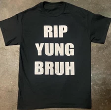 RIP Yung Bruh T Shirt Grunge Y2K Opium Tapout Amity Affliction Emo Rave Skull