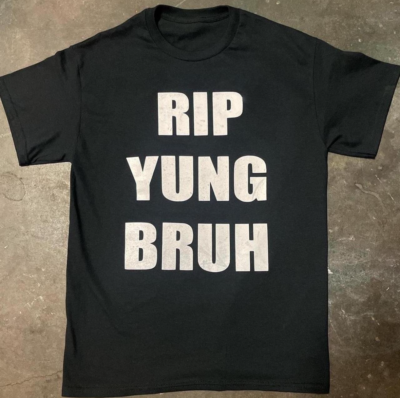 RIP Yung Bruh T Shirt Grunge Y2K Opium Tapout Amity Affliction Emo