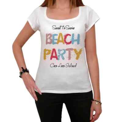 ULTRABASIC Damen T-Shirt Strandparty der Insel Coco Loco Coco Loco