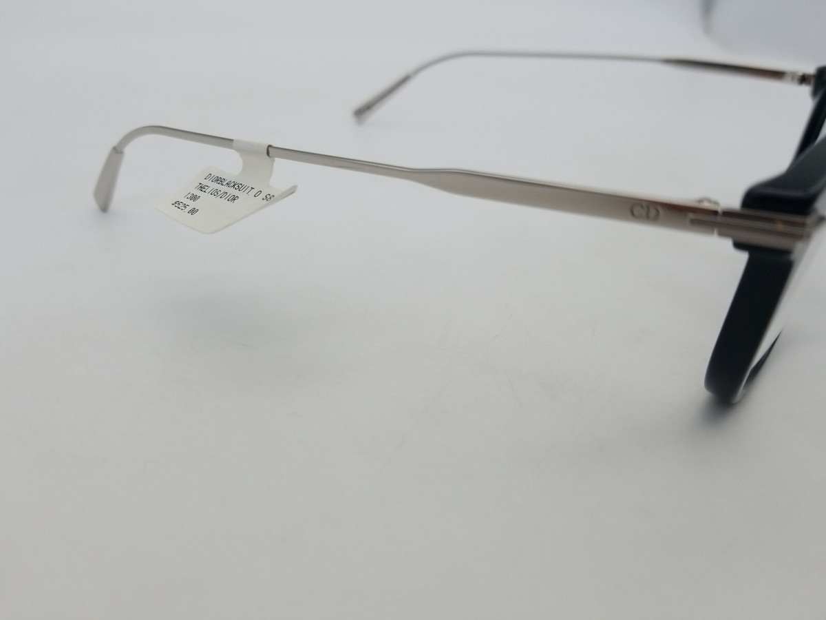 DIOR BLACK SUIT O S81 THELIOS/DIOR , 1300 CLEAR LENS NEW -2 DIOR BLACK SUIT O S81 THELIOS/DIOR , 1300 CLEAR LENS NEW -2
